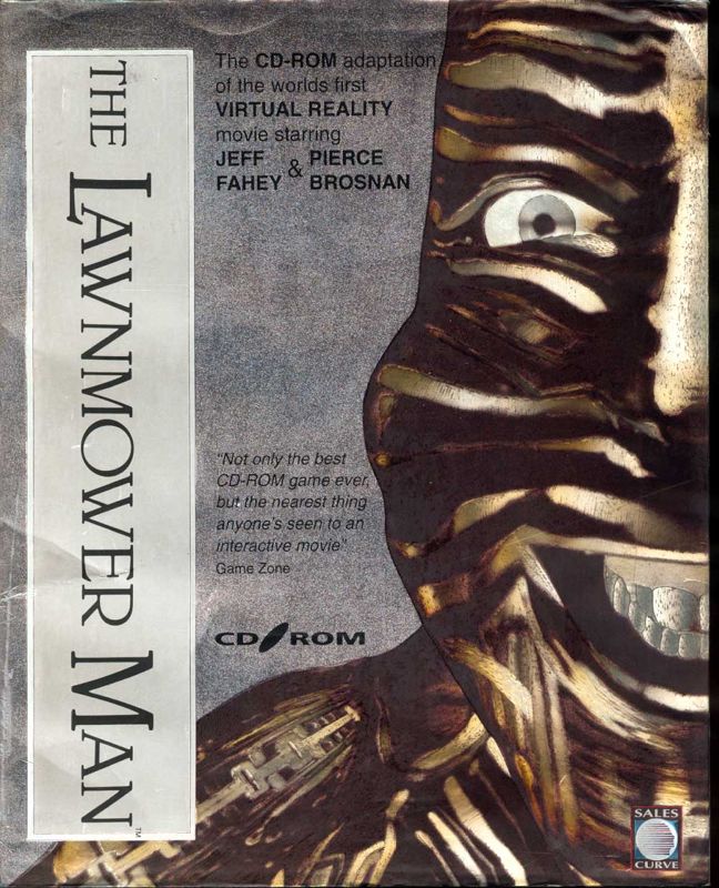 The Lawnmower Man box art for Sega Mega CD